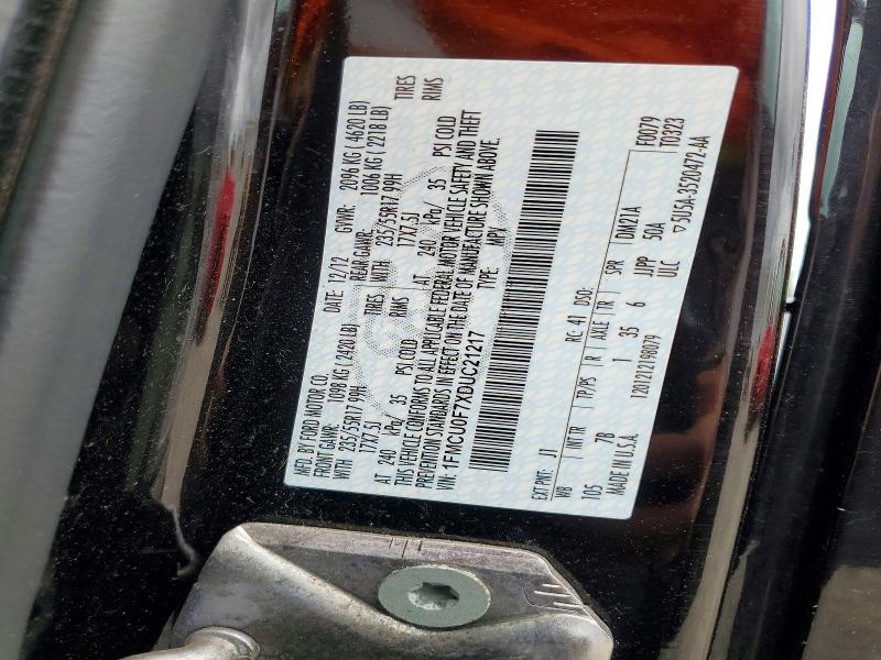 Продажа на аукционе авто 2013 Ford Escape, vin: 1FMCU0F7XDUC21217, номер лота: 52459896