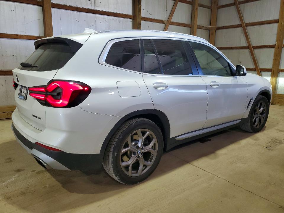 2022 Bmw X3 მანქანა იყიდება აუქციონზე, vin: WBX57DP01NN154485, აუქციონის ნომერი: 53960996