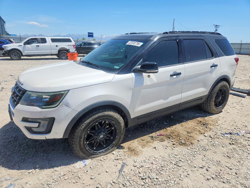 52830796 :رقم المزاد ، 1FM5K8GT9HGA93548 vin ، 2017 Ford Explorer مزاد بيع