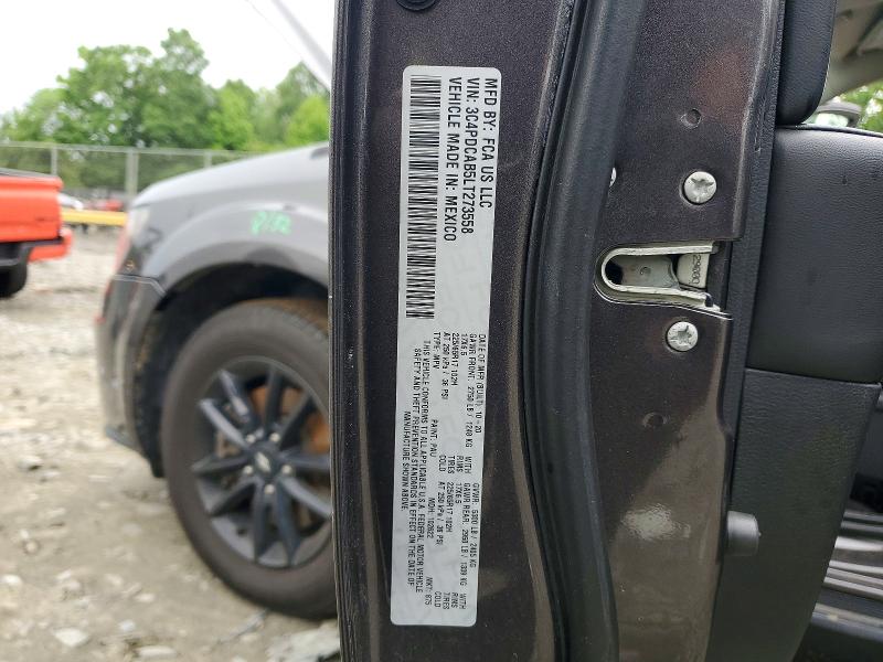 Продаж на аукціоні авто 2020 Dodge Journey, vin: 3C4PDCAB5LT273558, номер лоту: 54425906