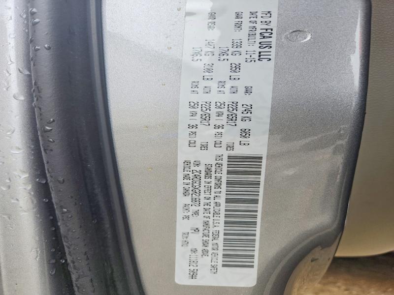 54224486 :رقم المزاد ، 2C4RDGCGXGR216872 vin ، 2016 Dodge Grand Caravan مزاد بيع