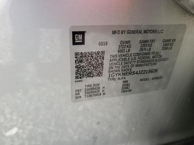 Aukcja sprzedaży 2018 Cadillac Xt5, vin: 1GYKNERS4JZ215626, numer aukcji: 51167916