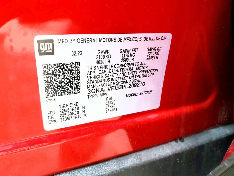 Продажа на аукционе авто 2023 Gmc Terrain, vin: 3GKALVEG3PL209216, номер лота: 51634916