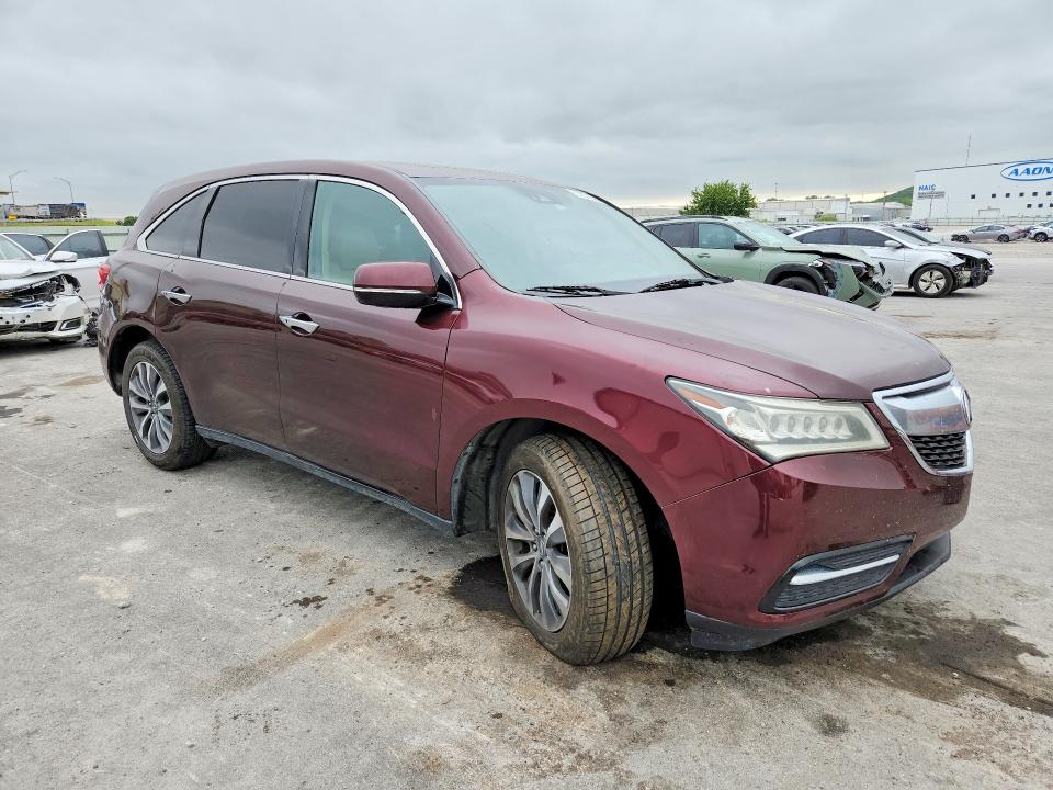 Auction sale of the 2016 Acura Mdx, vin: 5FRYD3H69GB009324, lot number: 52369536