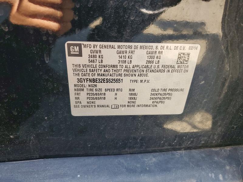 Продажа на аукционе авто 2014 Cadillac Srx, vin: 3GYFNBE32ES625651, номер лота: 54820576