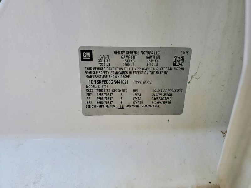 Продажа на аукционе авто 2016 Chevrolet Tahoe, vin: 1GNSKFEC0GR441021, номер лота: 55117236