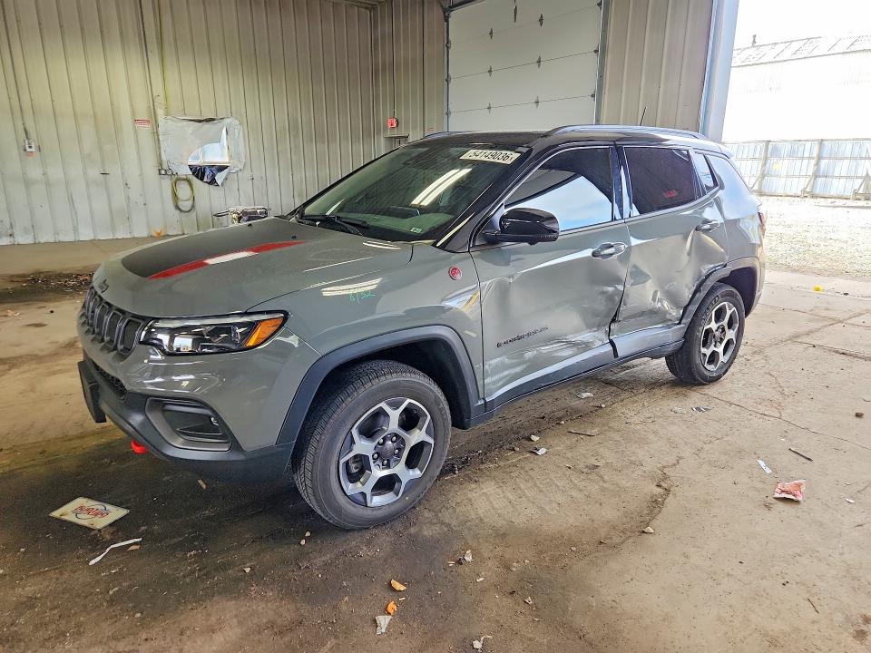 Auction sale of the 2022 Jeep Compass, vin: 3C4NJDDB3NT222399, lot number: 54149036