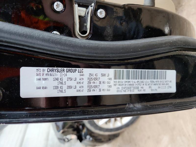 2015 Dodge Journey მანქანა იყიდება აუქციონზე, vin: 3C4PDDBG5FT593368, აუქციონის ნომერი: 52311826