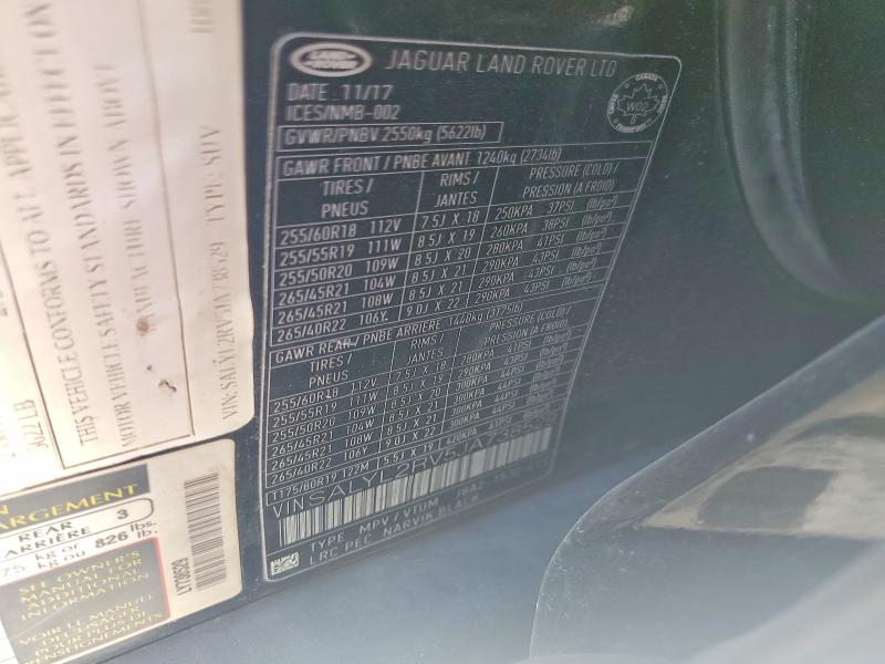 Продажа на аукционе авто 2018 Land Rover Range Rover Velar, vin: SALYL2RV5JA738529, номер лота: 51916486