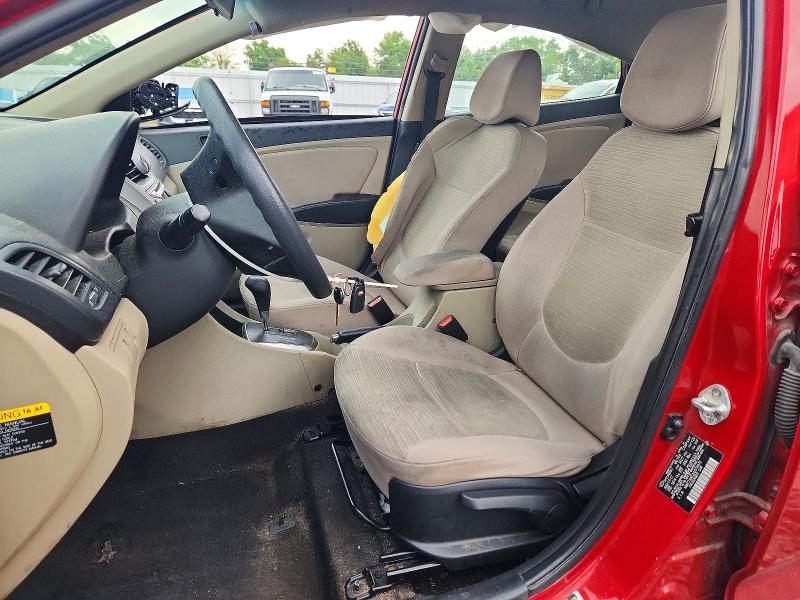 55159436 :رقم المزاد ، KMHCT4AE2HU374972 vin ، 2017 Hyundai Accent مزاد بيع