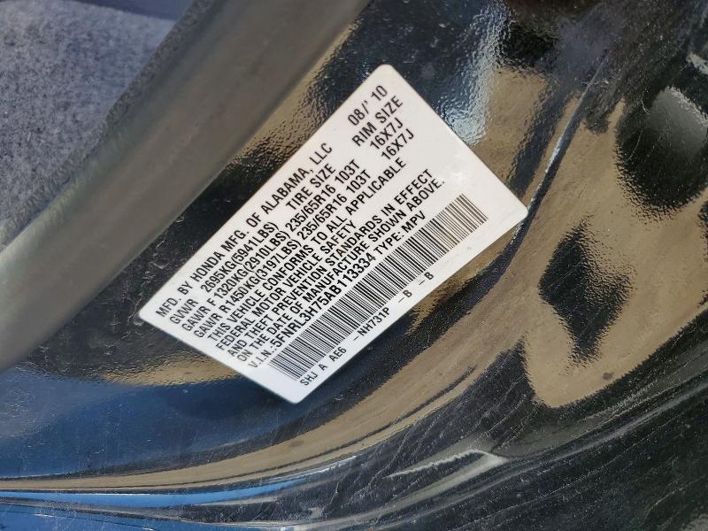 Aukcja sprzedaży 2010 Honda Odyssey, vin: 5FNRL3H75AB113334, numer aukcji: 53377516