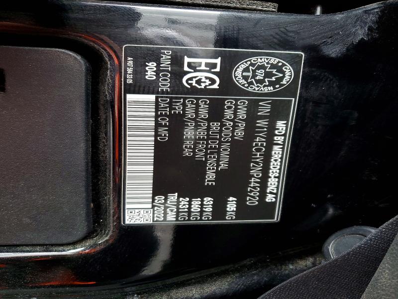 Продажа на аукционе авто 2022 Mercedes Benz Sprinter, vin: W1Y4ECHY2NP442920, номер лота: 53093746