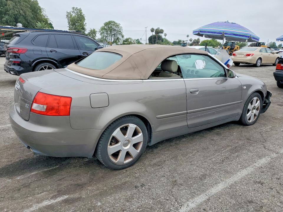 2004 Audi A4 მანქანა იყიდება აუქციონზე, vin: WAUDT48H34K007610, აუქციონის ნომერი: 53161666