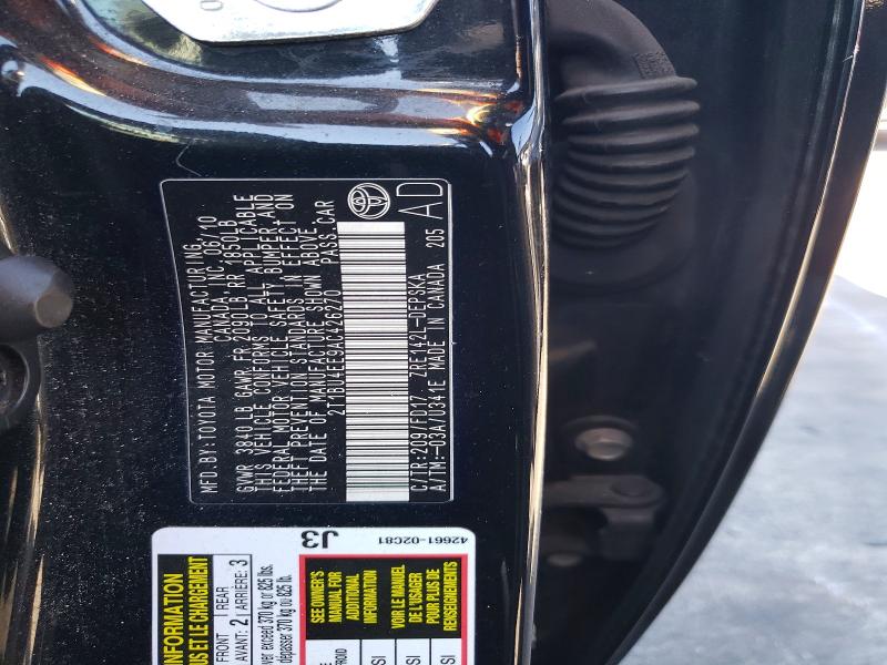 Aukcja sprzedaży 2010 Toyota Corolla, vin: 2T1BU4EE9AC426270, numer aukcji: 52873966