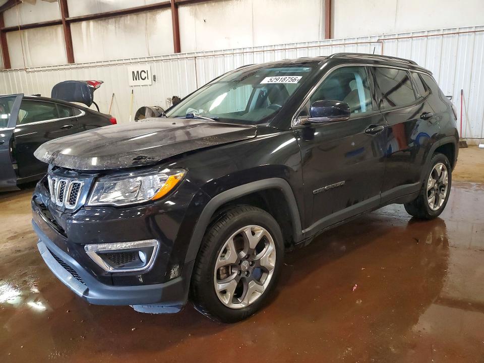 52918756 :رقم المزاد ، 3C4NJDCB3MT576455 vin ، 2021 Jeep Compass مزاد بيع