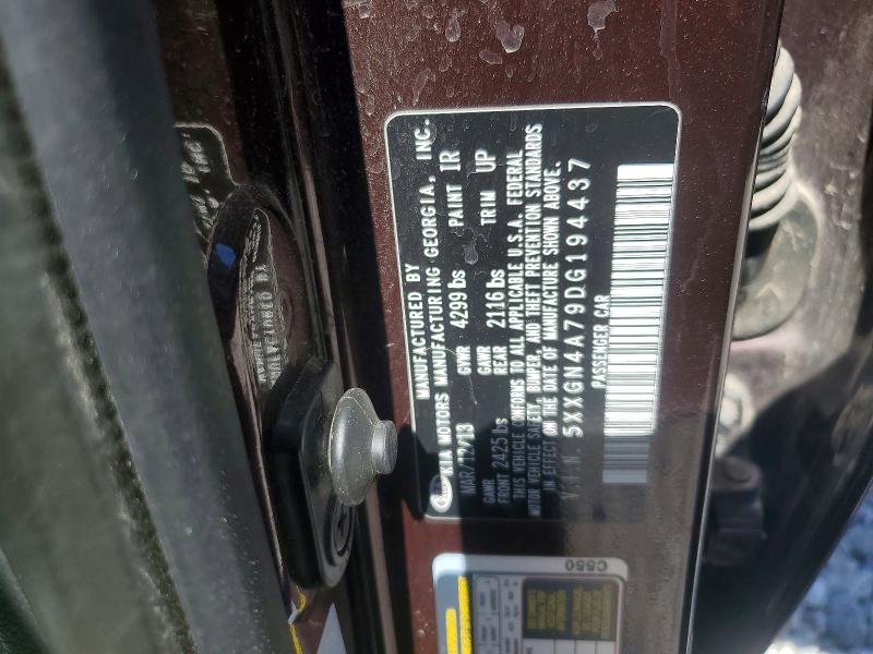 Продаж на аукціоні авто 2013 Kia Optima, vin: 5XXGN4A79DG194437, номер лоту: 52719626