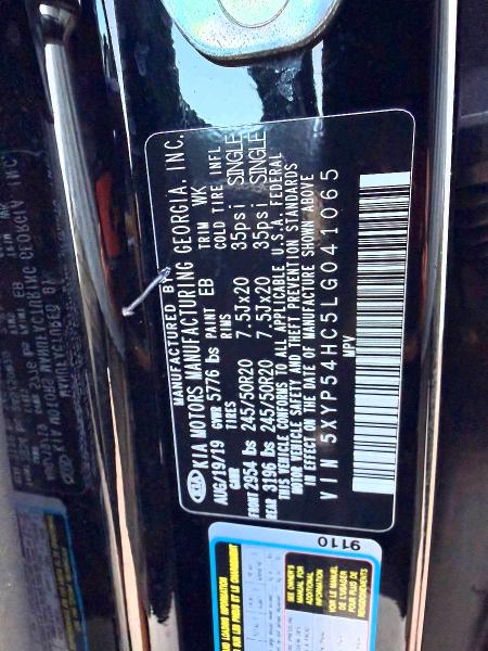 Продажа на аукционе авто 2020 Kia Telluride, vin: 5XYP54HC5LG041065, номер лота: 55846206