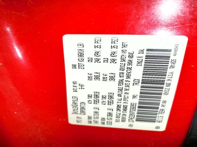 2007 Dodge Dakota მანქანა იყიდება აუქციონზე, vin: 1D7HE22K07S266993, აუქციონის ნომერი: 54349996