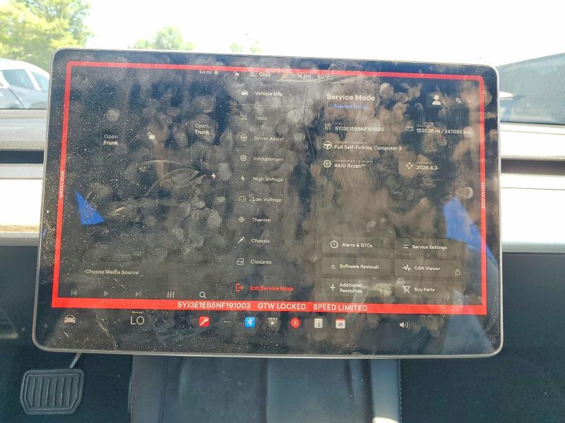Продаж на аукціоні авто 2022 Tesla Model 3, vin: 5YJ3E1EB5NF191003, номер лоту: 54215976