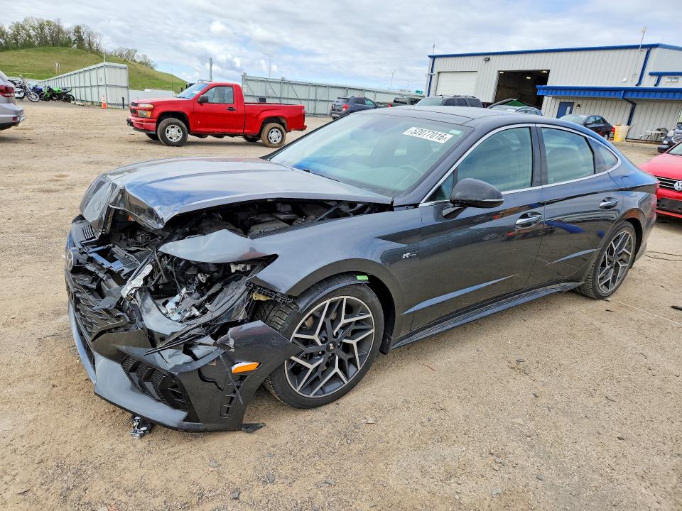 52077016 :رقم المزاد ، 5NPEK4JC0MH105615 vin ، 2021 Hyundai Sonata مزاد بيع