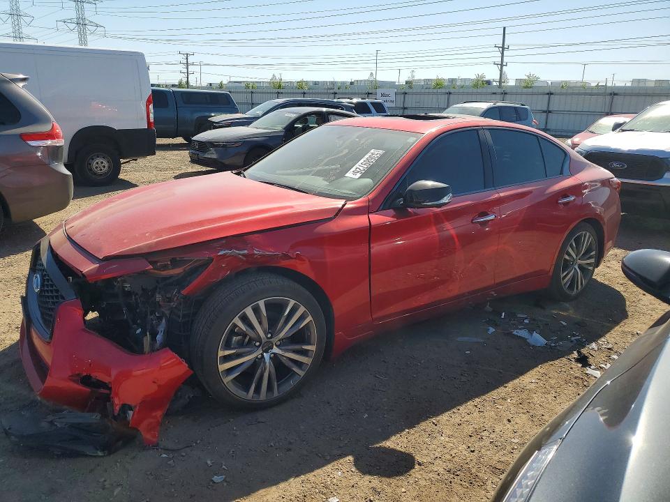 2023 Infiniti Q50 მანქანა იყიდება აუქციონზე, vin: JN1EV7CR2PM542345, აუქციონის ნომერი: 53689726