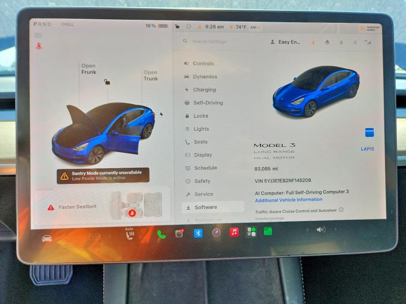 Продаж на аукціоні авто 2022 Tesla Model 3, vin: 5YJ3E1EB2NF145208, номер лоту: 51921056