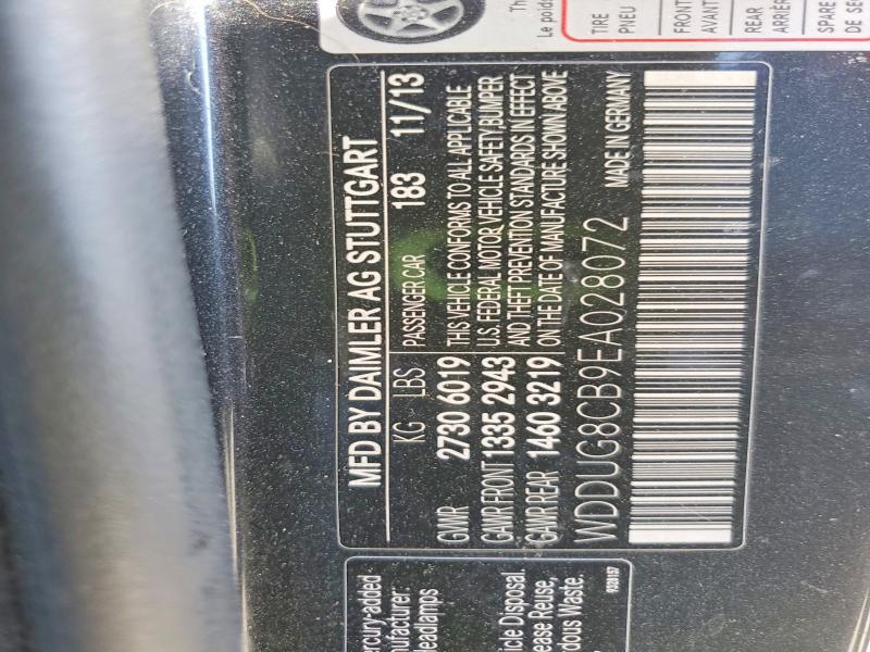 Aukcja sprzedaży 2014 Mercedes-benz S, vin: WDDUG8CB9EA028072, numer aukcji: 53114496