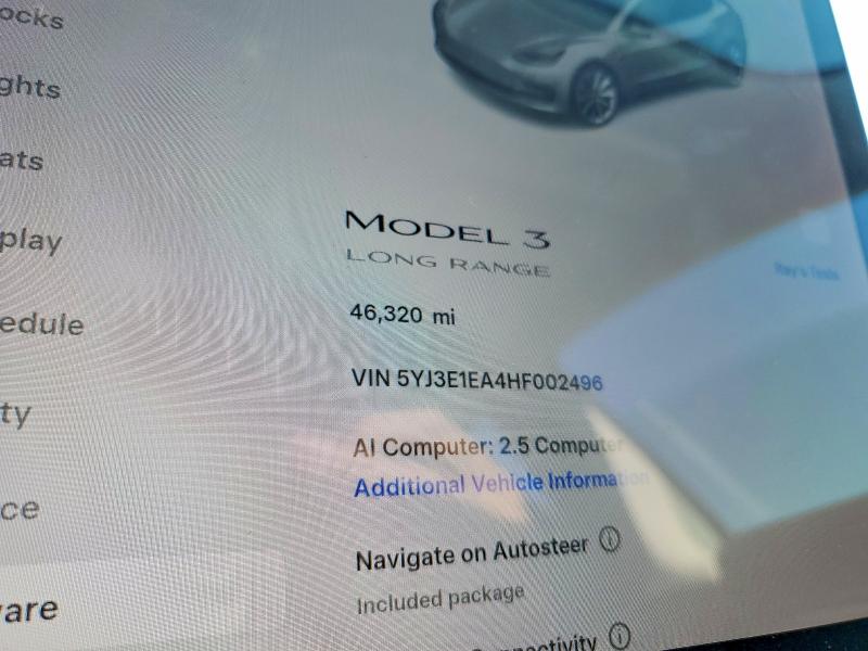Aukcja sprzedaży 2017 Tesla Model 3, vin: 5YJ3E1EA4HF002496, numer aukcji: 54335406