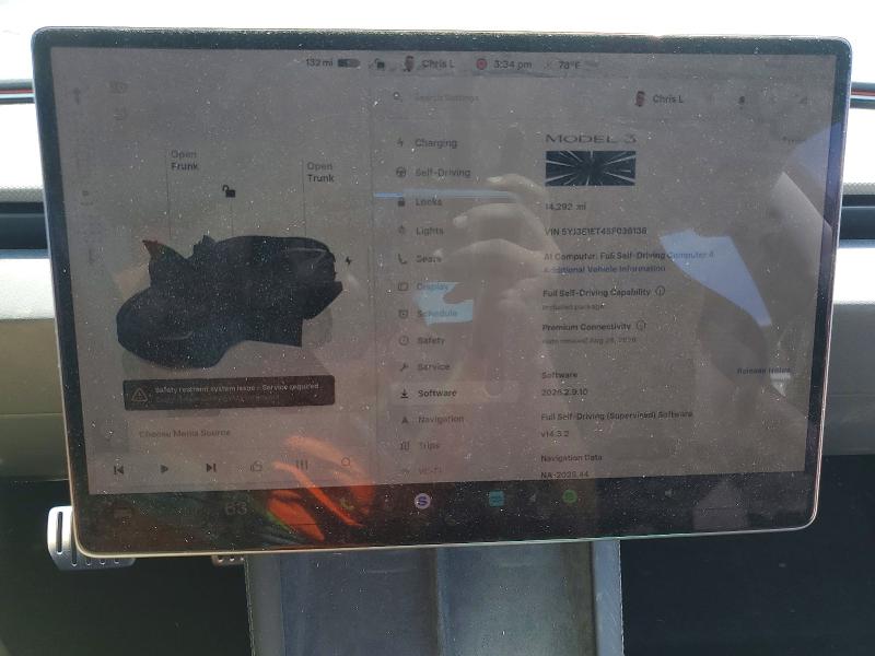 Продажа на аукционе авто 2025 Tesla Model 3, vin: 5YJ3E1ET4SF036138, номер лота: 53927266