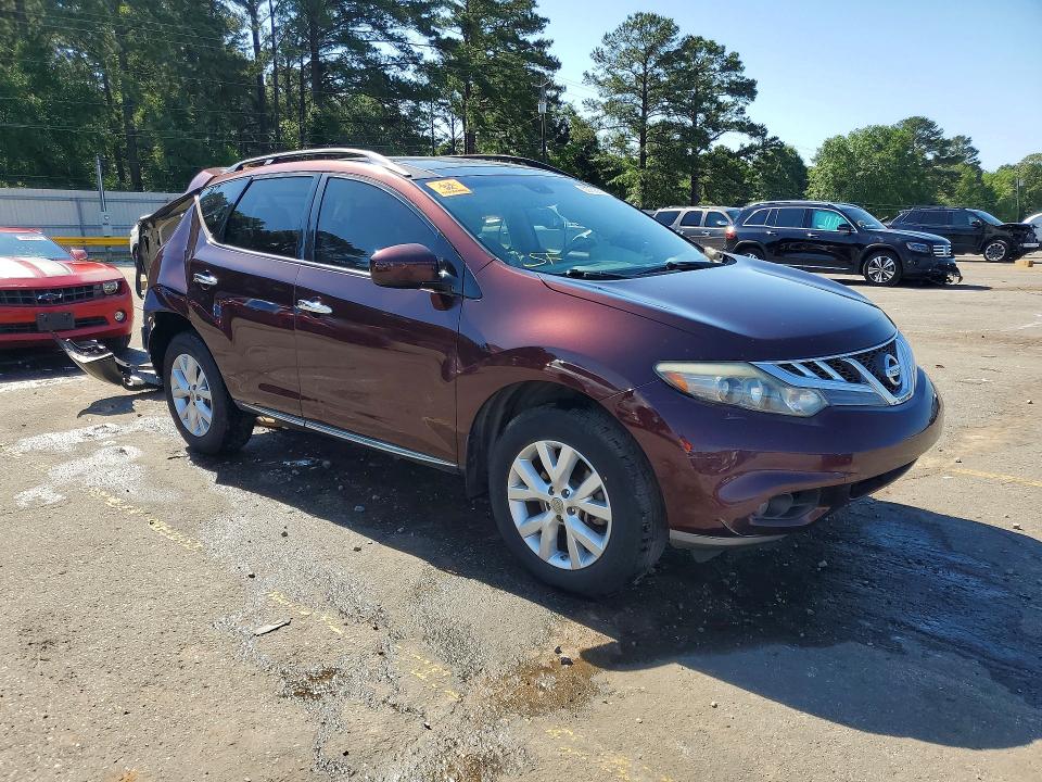 53738976 :رقم المزاد ، JN8AZ1MU5EW412016 vin ، 2014 Nissan Murano مزاد بيع