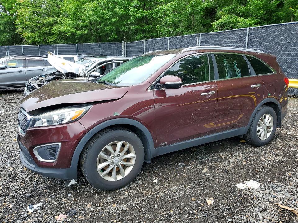 55014196 :رقم المزاد ، 5XYPGDA35GG127082 vin ، 2016 Kia Sorento مزاد بيع