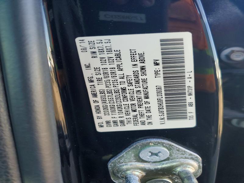 53800586 :رقم المزاد ، 5J8TB3H59FL006087 vin ، 2015 Acura Rdx مزاد بيع