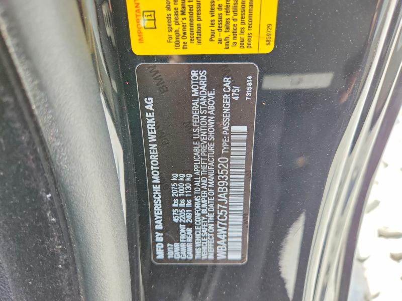 Aukcja sprzedaży 2018 Bmw 440i, vin: WBA4W7C57JAB93520, numer aukcji: 53796816