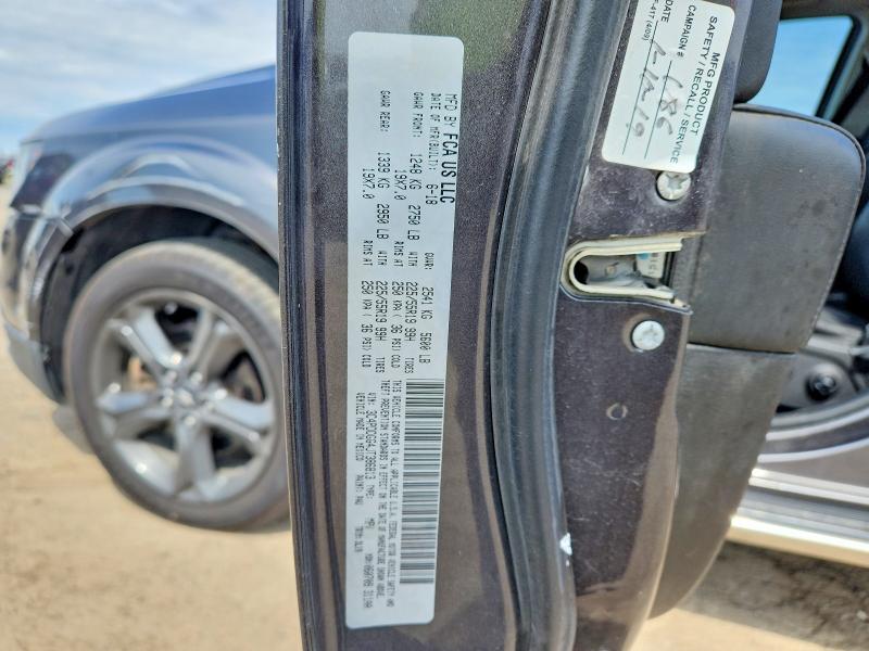 53181036 :رقم المزاد ، 3C4PDDGG4JT386813 vin ، 2018 Dodge Journey مزاد بيع
