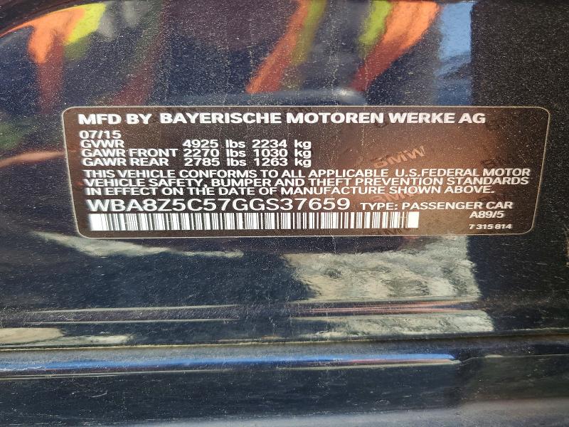 2016 Bmw 328 მანქანა იყიდება აუქციონზე, vin: WBA8Z5C57GGS37659, აუქციონის ნომერი: 54046696