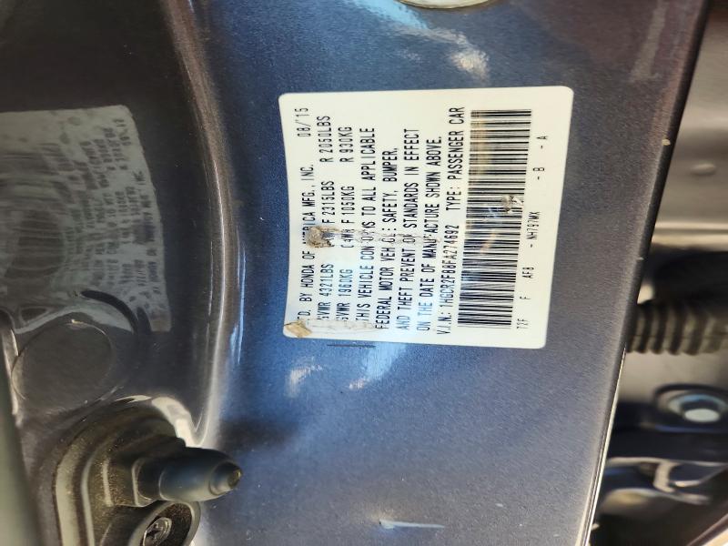 Продажа на аукционе авто 2015 Honda Accord, vin: 1HGCR2F88FA274692, номер лота: 52386276