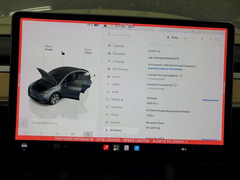 Aukcja sprzedaży 2022 Tesla Model Y, vin: 7SAYGDEE3NF393479, numer aukcji: 54128256