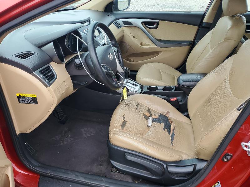 52222036 :رقم المزاد ، KMHDH4AE9CU198517 vin ، 2012 Hyundai Elantra مزاد بيع