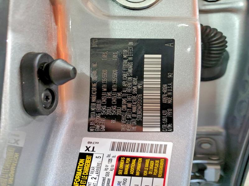 Продажа на аукционе авто 2023 Toyota Highlander Hybrid, vin: 5TDEBRCH4PS131316, номер лота: 54619856