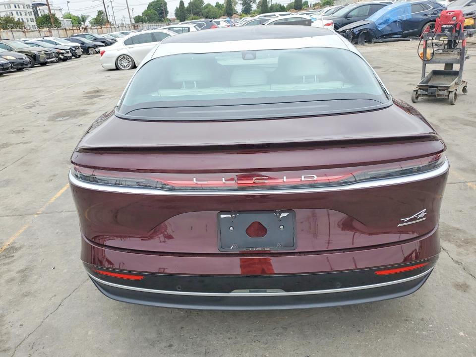 2022 Lucid Motors Air მანქანა იყიდება აუქციონზე, vin: 50EA1GBA8NA003550, აუქციონის ნომერი: 53777806