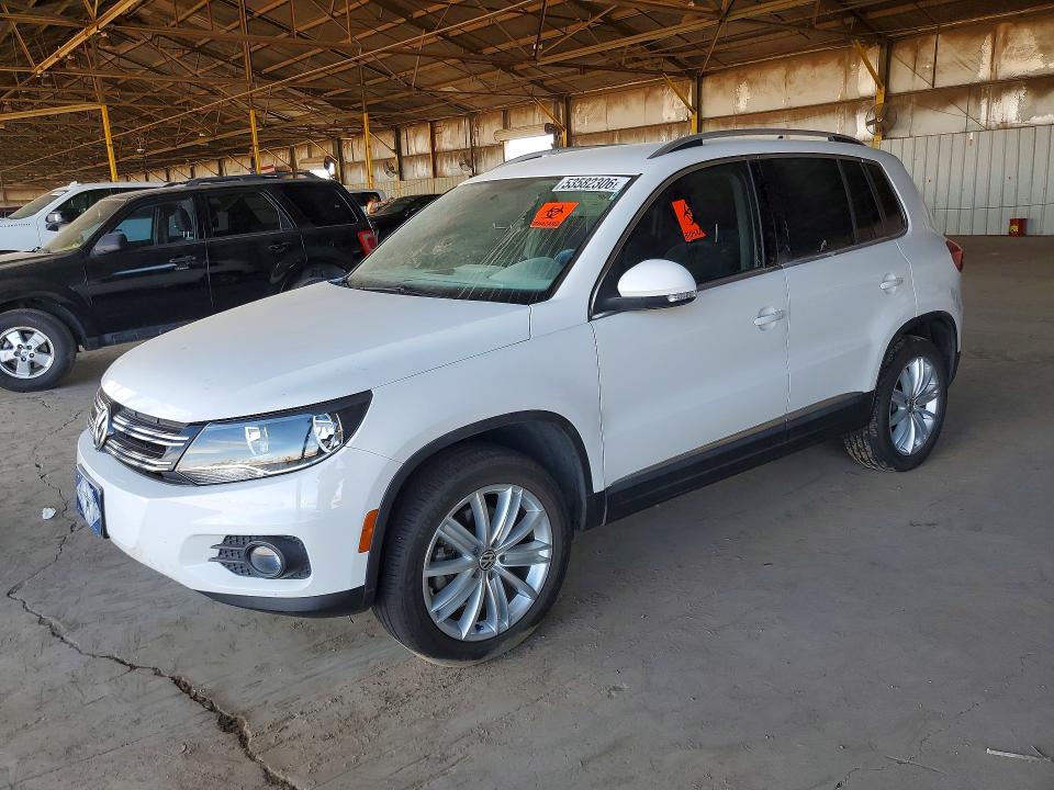 2013 Volkswagen Tiguan მანქანა იყიდება აუქციონზე, vin: WVGAV7AX3DW521660, აუქციონის ნომერი: 53582306