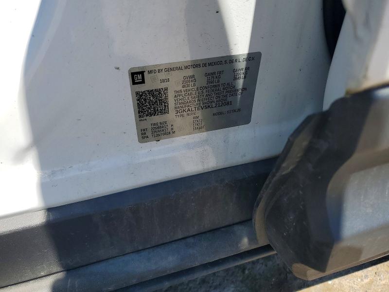 52168316 :رقم المزاد ، 3GKALTEV5KL212081 vin ، 2019 Gmc Terrain مزاد بيع