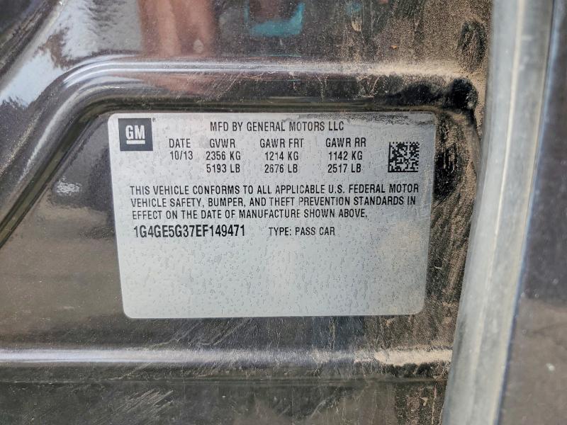Продажа на аукционе авто 2014 Buick Lacrosse, vin: 1G4GE5G37EF149471, номер лота: 54447426