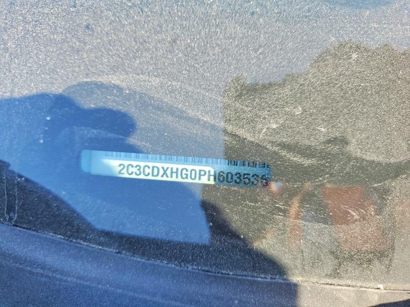 54480156 :رقم المزاد ، 2C3CDXHG0PH603536 vin ، 2023 Dodge Charger مزاد بيع