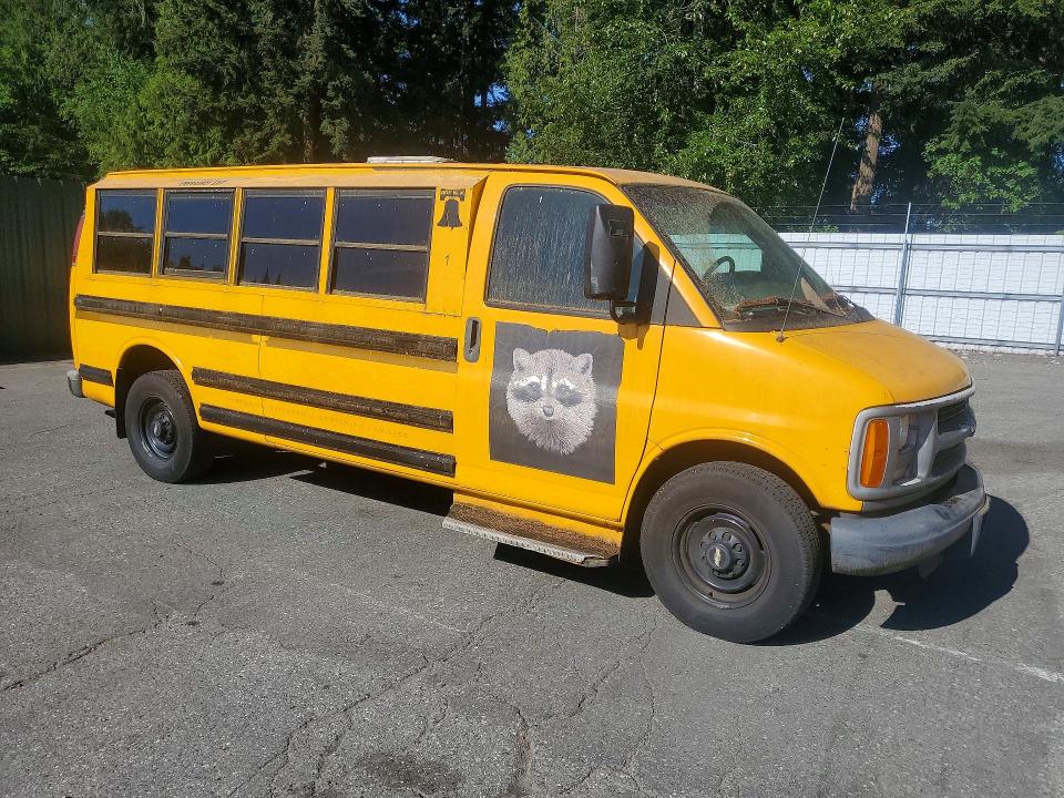 2001 Chevrolet Express G3500 მანქანა იყიდება აუქციონზე, vin: 1GBHG39RX11204998, აუქციონის ნომერი: 54720086