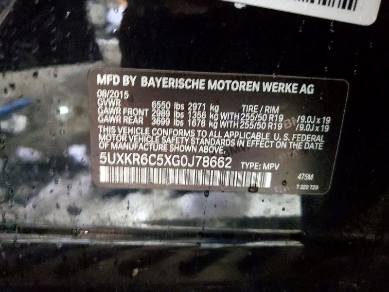 Aukcja sprzedaży 2016 Bmw X5, vin: 5UXKR6C5XG0J78662, numer aukcji: 52479296
