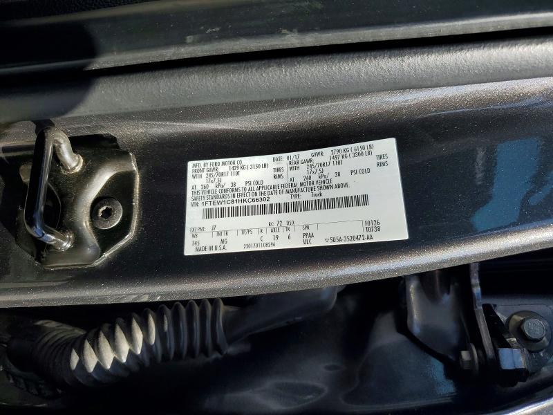 Продажа на аукционе авто 2017 Ford F150, vin: 1FTEW1C81HKC66302, номер лота: 53988326
