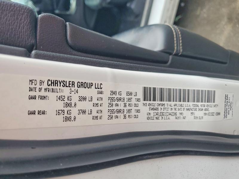 55377696 :رقم المزاد ، 1C4RJEBG1EC442206 vin ، 2014 Jeep Grand Cherokee مزاد بيع