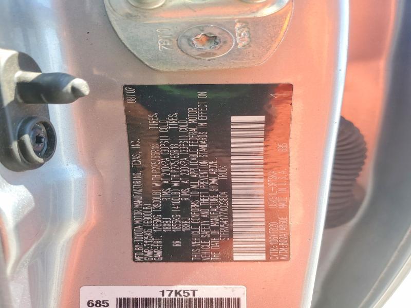 Продаж на аукціоні авто 2007 Toyota Tundra, vin: 5TFRV54177X023804, номер лоту: 52913996
