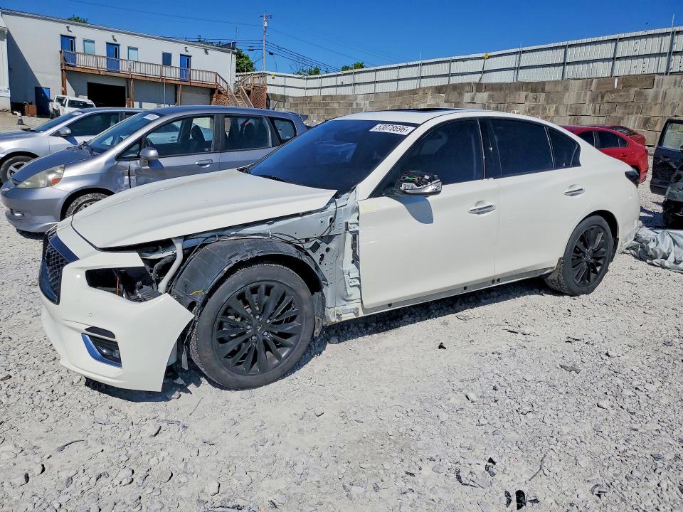 2022 Infiniti Q50 მანქანა იყიდება აუქციონზე, vin: JN1EV7BR0NM342644, აუქციონის ნომერი: 53078696